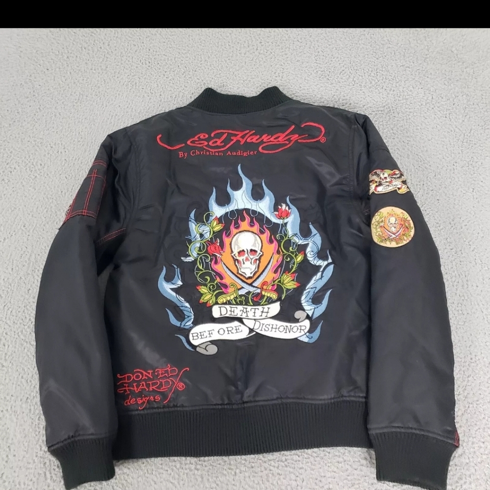 Ed Hardy bomber jacket